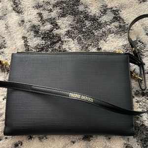 Dagne Dover Onyx black gold Essentials Clutch Wallet